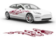 3M Burgundy Jupiter Body Graphic~Full Side Auto Decal Kit~0