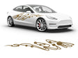 3M Gold Jupiter Body Graphic~Full Side Auto Decal Kit~0