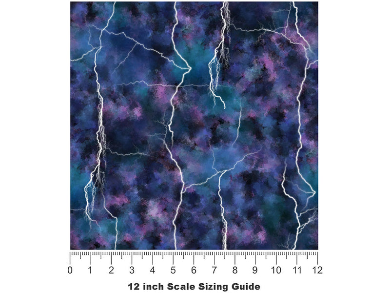 Jupiter Heavens Sky Vinyl Film Pattern Size 12 inch Scale~Rwraps Jupiter Heavens Sky Sizing Chart~2