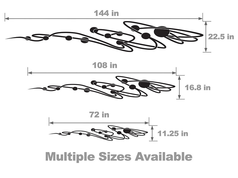 Jupiter Vehicle Body Graphic Size Chart