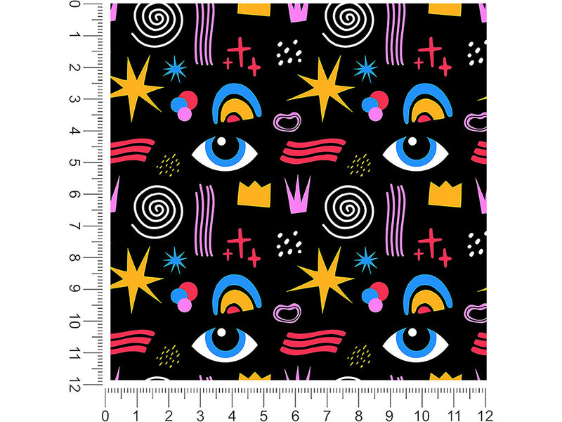 just drive abstract geometric 1ft x 1ft Craft Sheets