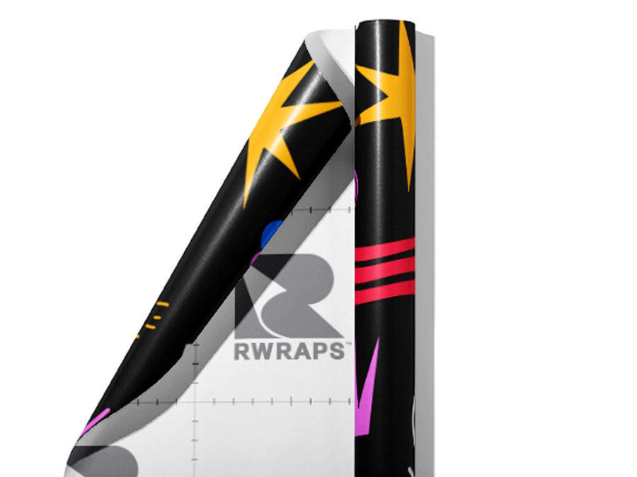 Just Drive Abstract Wrap Film Sheets~Rwraps Series 914 Just Drive Abstract Scrolled Sheet~3