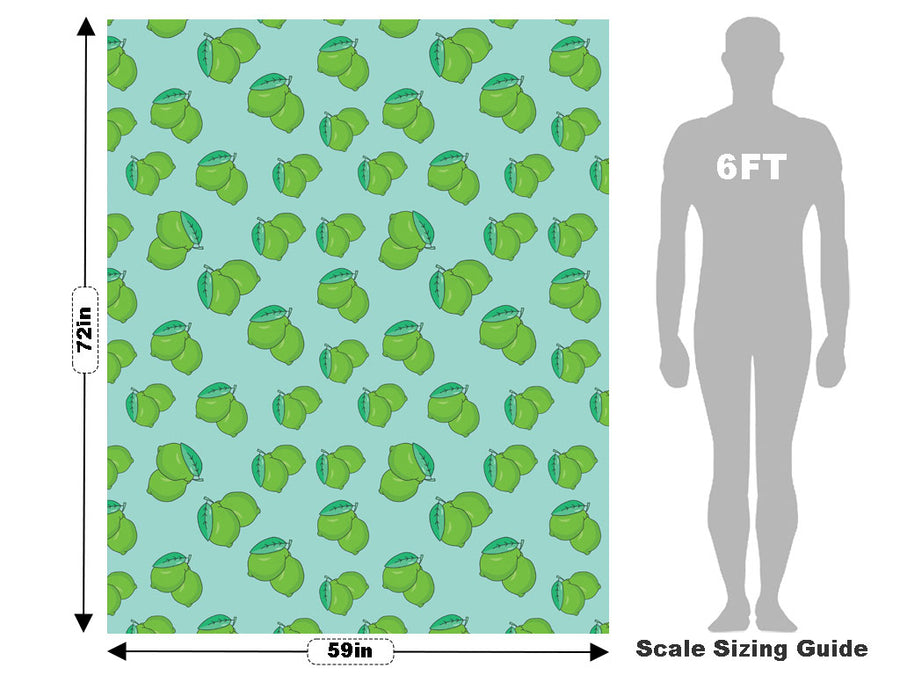 Kaffir  Fruit Vehicle Wrap Scale~Rwraps Series 914 Kaffir  Fruit Measurements~1