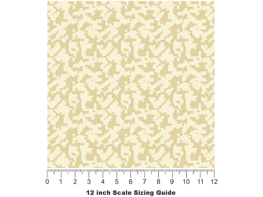 Kalahari Digital Camouflage Vinyl Film Pattern Size 12 inch Scale~Rwraps Kalahari Digital Camouflage Sizing Chart~3
