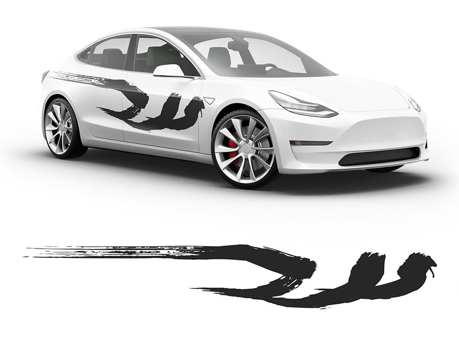 Kanji Body Graphic~Full Side Auto Decal Kit~0