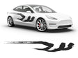 3M Matte Black Kanji Body Graphic~Full Side Auto Decal Kit~0