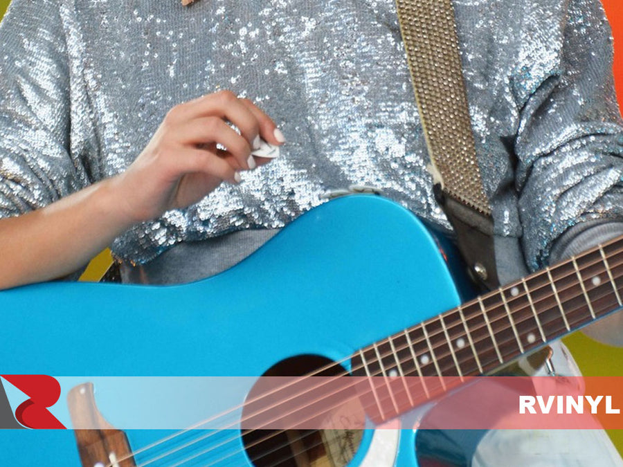 Kelsea Ballerini GMA Performance with 3M™ Gloss Atomic Teal Wrapped Guitar