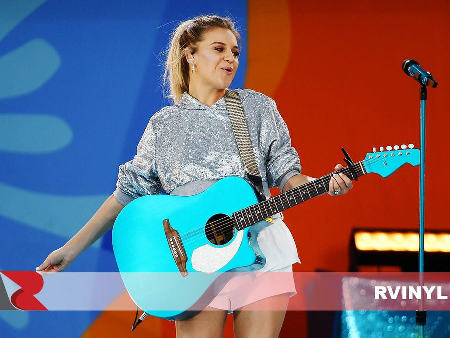 Kelsea Ballerini 3M™ Gloss Atomic Teal Wrapped Acoustic Guitar