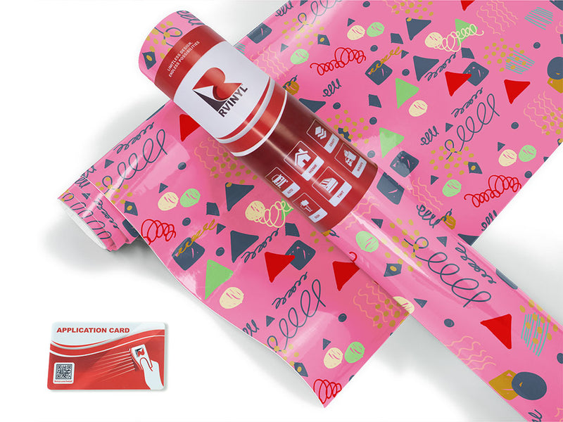 kept woman abstract geometric Craft Vinyl Roll