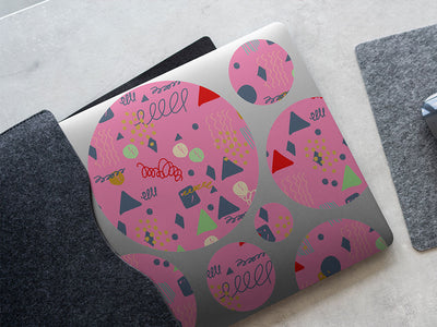 kept woman abstract geometric DIY Laptop Stickers