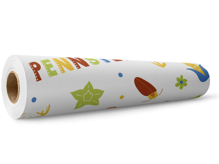 Keystone State Americana Wrap Film Wholesale Roll~Rwraps Series 914 Digitally Printed Vinyl Roll~5