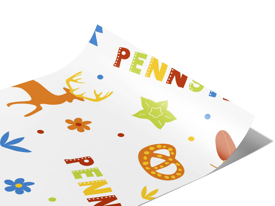 Keystone State Americana Vinyl Wraps~Rwraps Series 914 Digitally Printed Vinyl Wrap~1