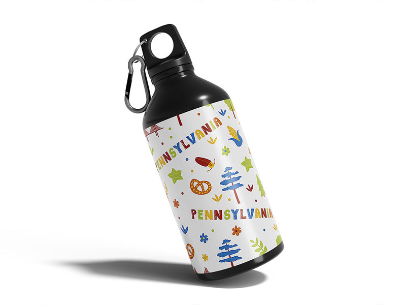 keystone state  Water Bottle DIY Stickers