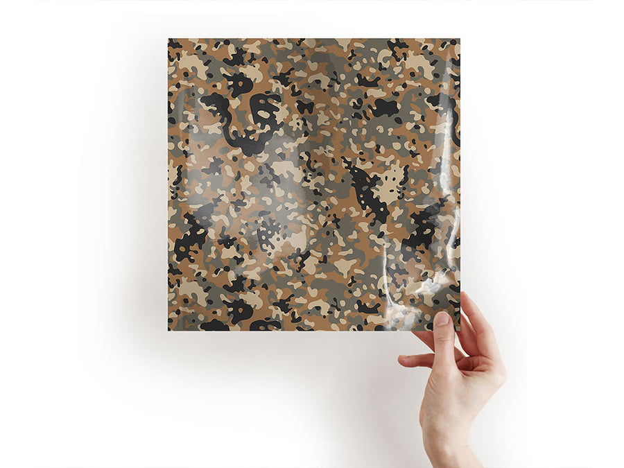 khaki woodland camouflage Craft Sheets