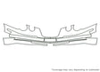 amanti 3M Clear Bra Bumper Precut PPF Diagram