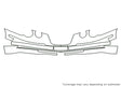 amanti 3M Clear Bra Bumper Precut PPF Diagram