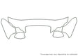 amanti 3M Clear Bra Hood Precut PPF Diagram