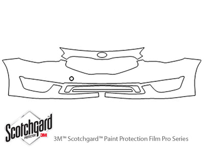 cadenza 3M Clear Bra Bumper Precut PPF Diagram