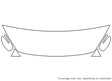 cadenza 3M Clear Bra Hood Precut PPF Diagram