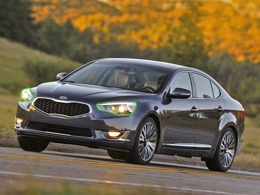 kia cadenza 2014-2016 Headlight Protection Installation Location