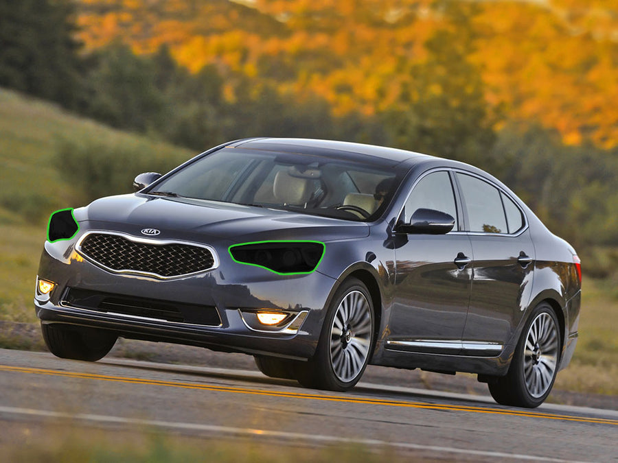 kia cadenza 2014-2016 Headlight Tint Location