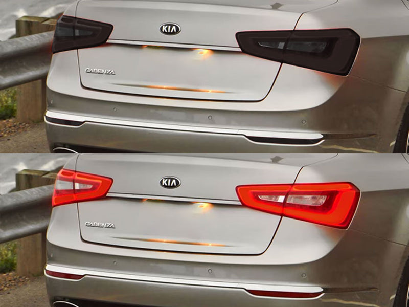 cadenza Before and After Smoked Taillights