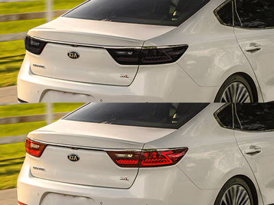 cadenza Before and After Smoked Taillights