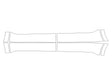 carnival 3M Clear Bra Door Cup Precut PPF Diagram