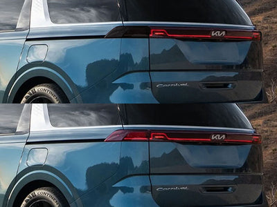 carnival Before and After Smoked Taillights