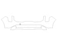 carnival Avery Dennison Clear Bra Bumper Precut PPF Diagram
