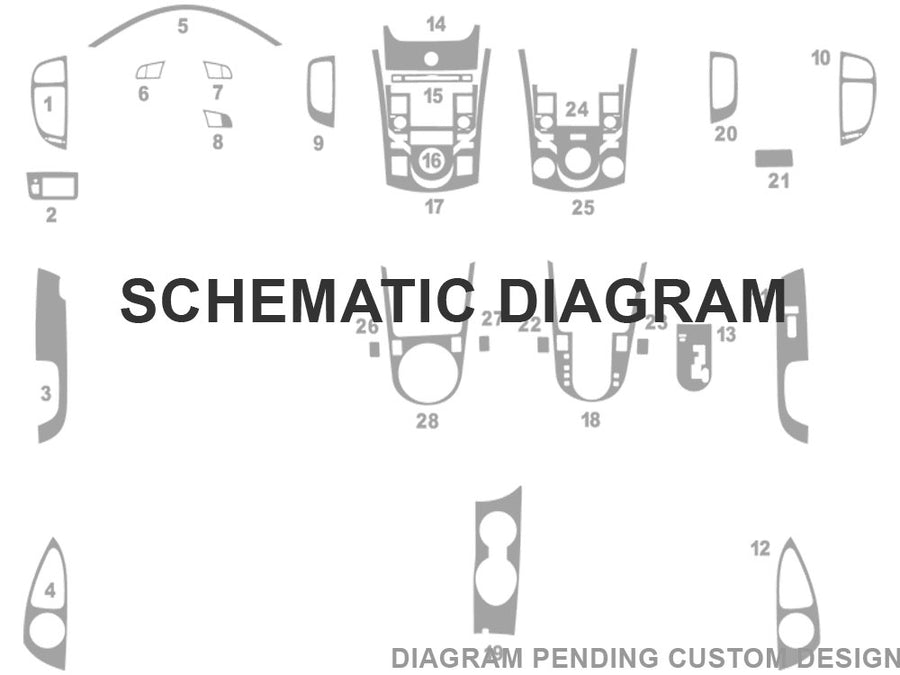 kia custom Dash Kit Diagram
