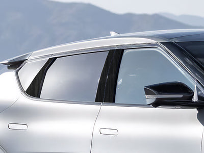 kia ev6 2022-2023 Brushed Aluminum Black Pillar Cover Diagram