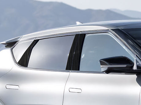 kia ev6 2022-2023 Brushed Aluminum Black Pillar Cover Diagram