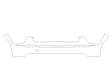 ev9 3M Clear Bra Bumper Precut PPF Diagram