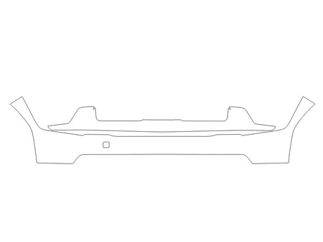 ev9 3M Clear Bra Bumper Precut PPF Diagram