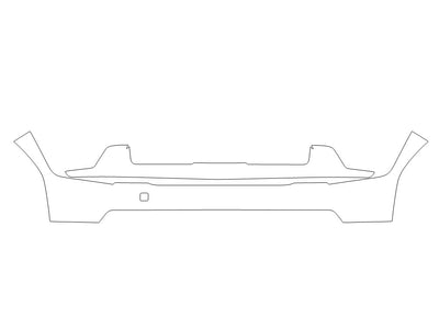 ev9 Avery Dennison Clear Bra Bumper Precut PPF Diagram