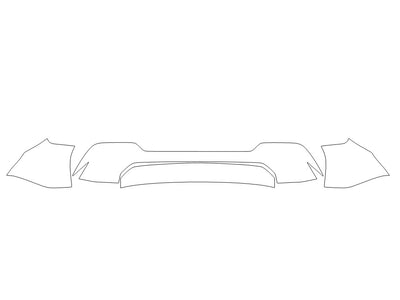 ev9 3M Clear Bra Door Cup Precut PPF Diagram
