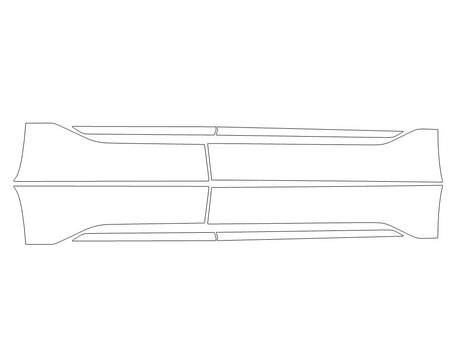 ev9 Avery Dennison Clear Bra Door Cup Precut PPF Diagram