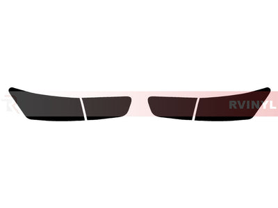 forte (coupe / koup) Precut Tail Light Tint Diagram
