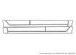 forte Avery Dennison Clear Bra Door Cup Precut PPF Diagram
