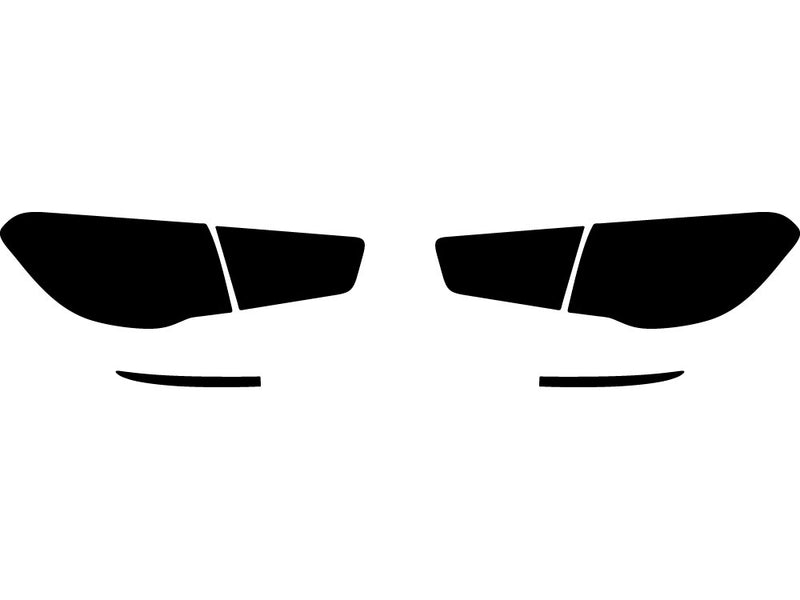forte (hatchback) Precut Tail Light Tint Diagram