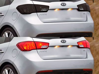 forte (hatchback) Before and After Smoked Taillights