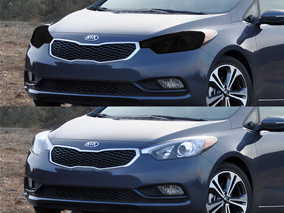 kia forte 2014-2016 (sedan) Headlight Tint Appearance