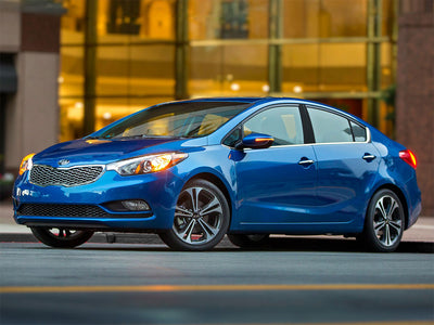 kia forte 2014-2016 (sedan) Piano Black Pillar Trim
