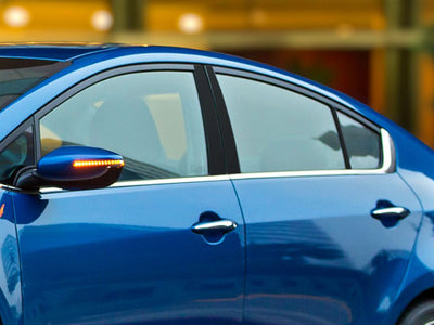 kia forte 2014-2016 (sedan) Matte Black Pillar Cover Diagram