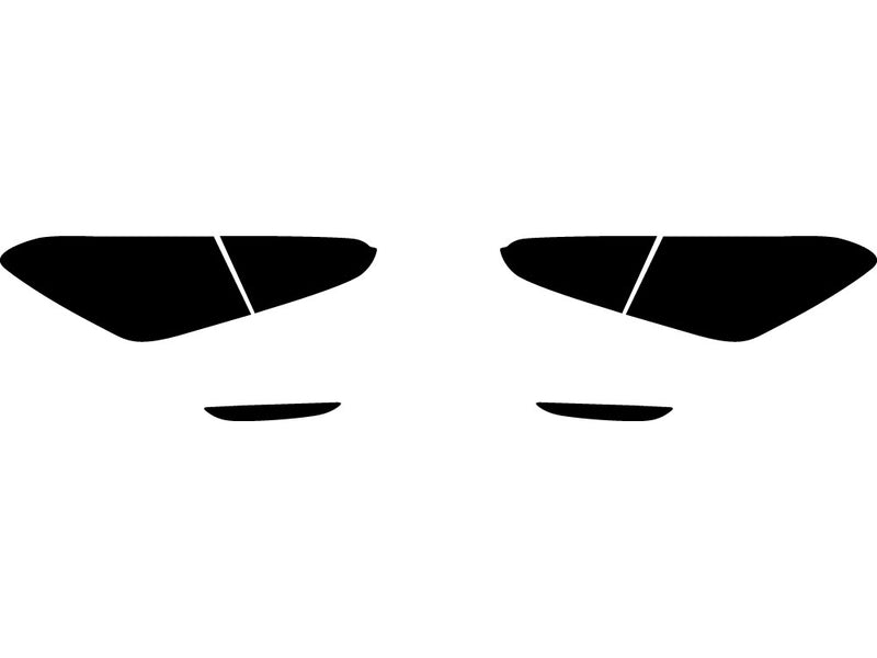 forte (sedan) Precut Tail Light Tint Diagram