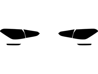 forte (sedan) Precut Tail Light Tint Diagram