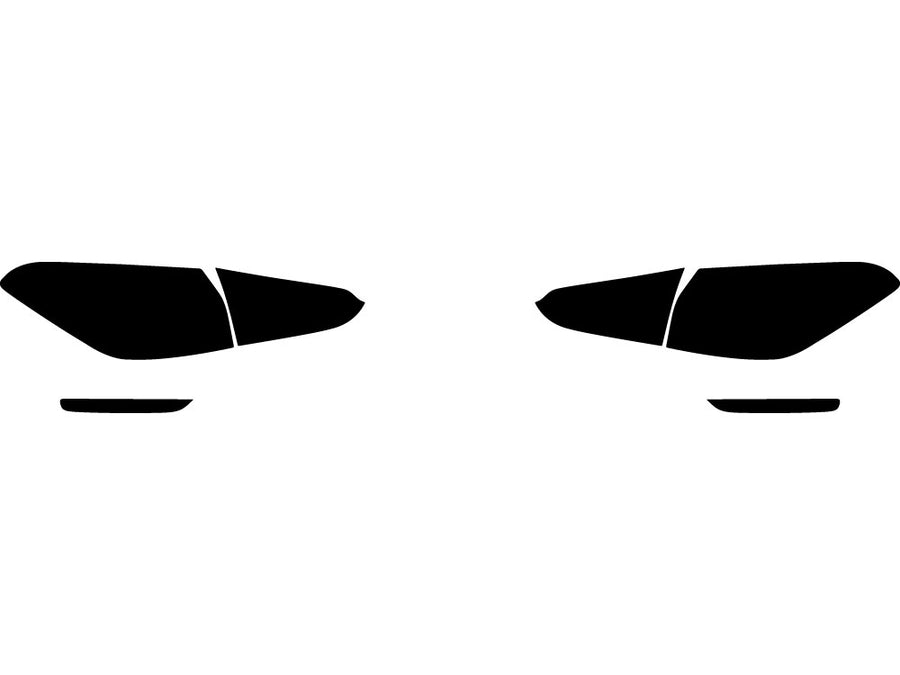 forte (sedan) Precut Tail Light Tint Diagram