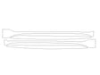forte 3M Clear Bra Door Cup Precut PPF Diagram