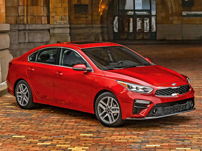 kia forte 2019-2024 Brushed Aluminum Black Pillar Trim